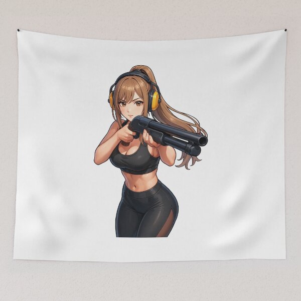 Item preview, Shotgun Girl – Beauty with Firepower designed and sold by RAWLIFEGRAPHIC.