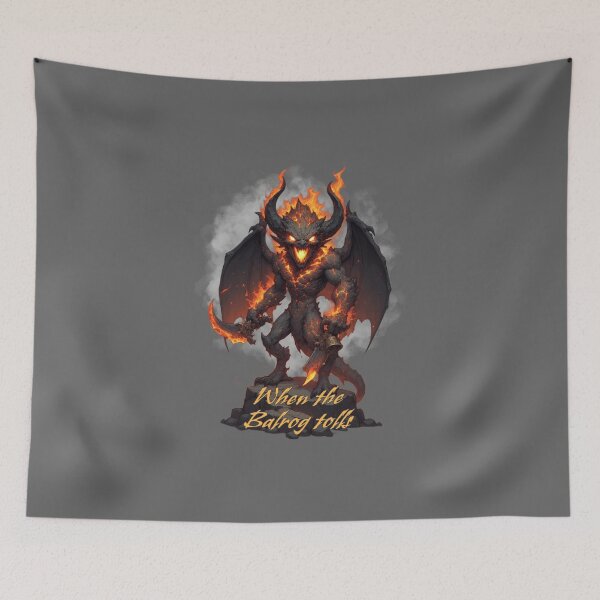 Item preview, Cuando suenan las campanas del Balrog designed and sold by ClanRaeDesign.