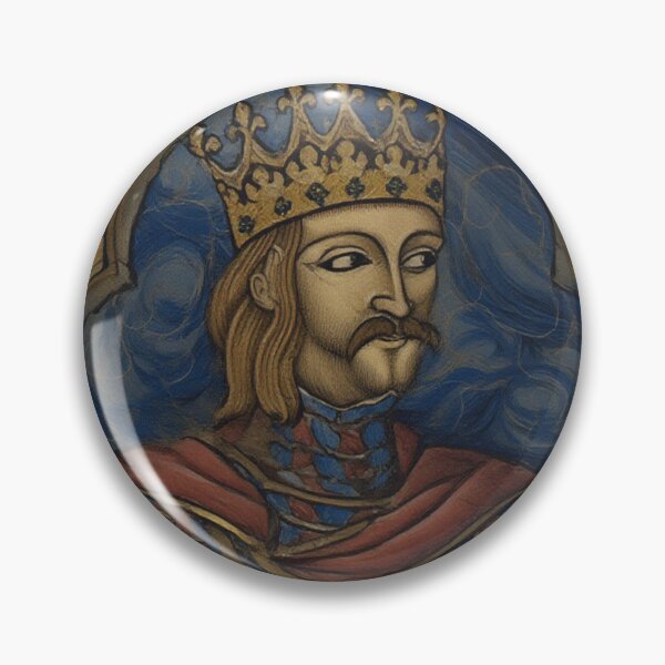 Item preview, Medieval style portrait of  King Arthur of Camelot from the Arthurian Legends designed and sold by Vintage Designs +.