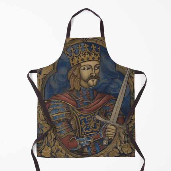 Item preview, Medieval style portrait of King Arthur of Camelot from the Arthurian Legends designed and sold by Vintage Designs +.