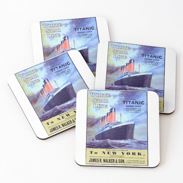 Item preview, Vintage poster for White Star Liner Titanic designed and sold by Random Railways.