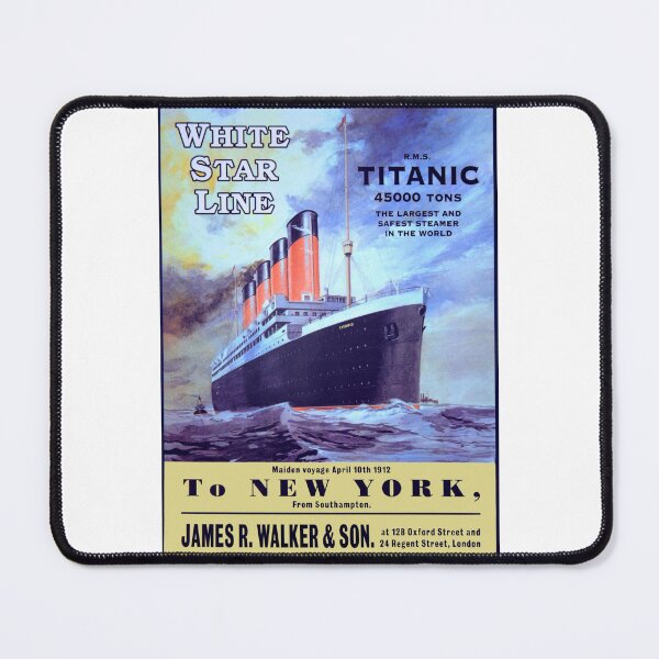 Item preview, Vintage poster for White Star Liner Titanic designed and sold by Random Railways.