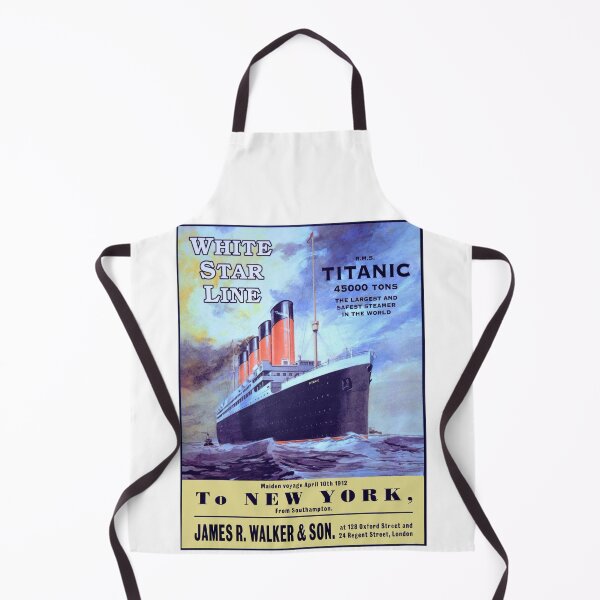 Item preview, Vintage poster for White Star Liner Titanic designed and sold by Random Railways.