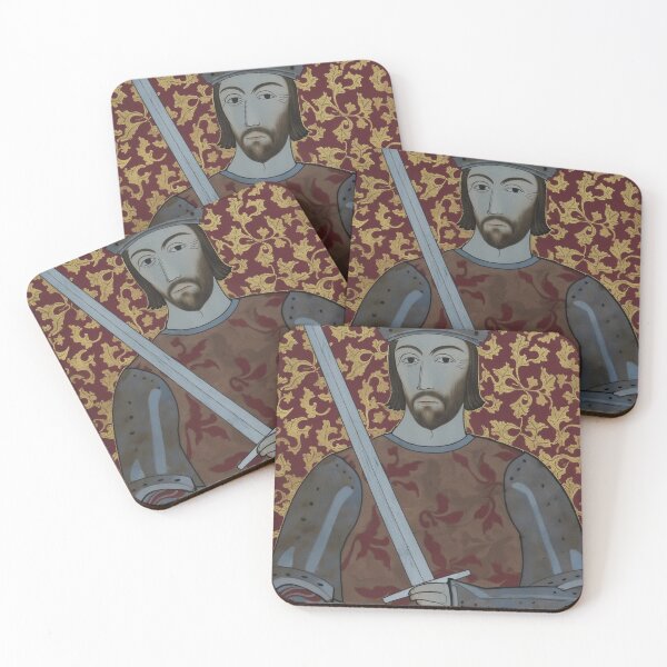Item preview, Medieval style portrait of  King Arthur of Camelot from the Arthurian Legends designed and sold by Vintage Designs +.