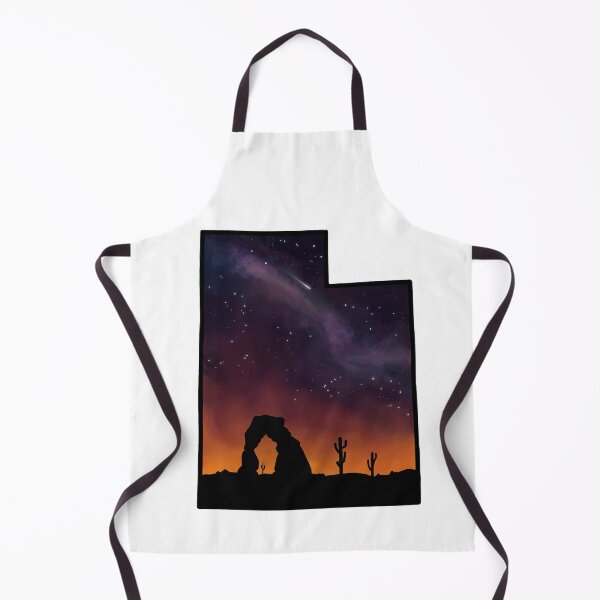 Item preview, Utah Night Sky Silhouette | Utah Galaxy Art designed and sold by Tinywingscreate.