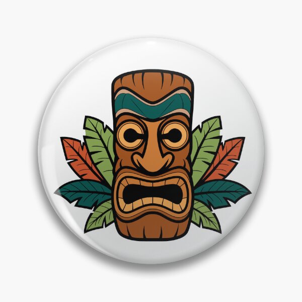 Item preview, Hawaii- Colorful Tiki Mask tee designed and sold by GiggleDesign.