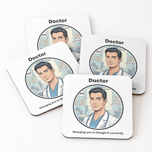 Item preview, Doctor hospital job occupation thank you appreciation birthday funny meme designed and sold by CheeseBlueprint.