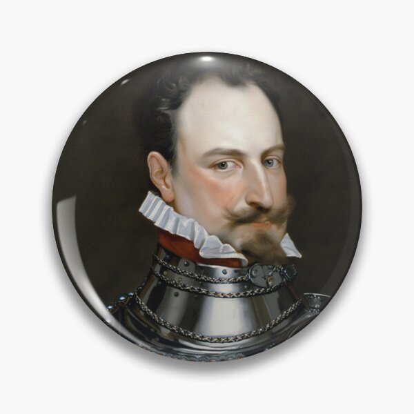 Item preview, Vintage Renaissance era painting of Royal Gentleman in Ruff collar designed and sold by Vintage Designs +.
