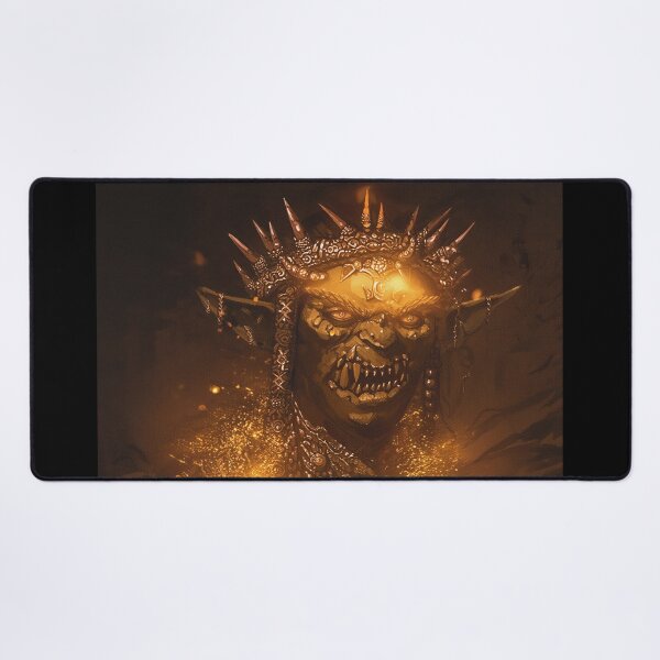 Item preview, King of the Orcs painting designed and sold by Vintage Designs +.