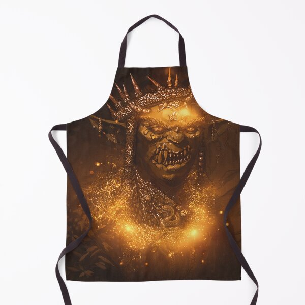 Item preview, King of the Orcs painting designed and sold by Vintage Designs +.