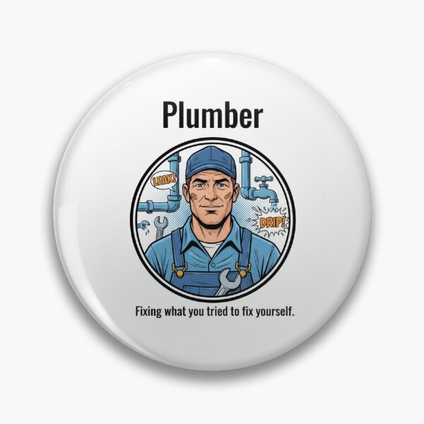 Item preview, Plumber job occupation thank you appreciation birthday funny meme designed and sold by CheeseBlueprint.