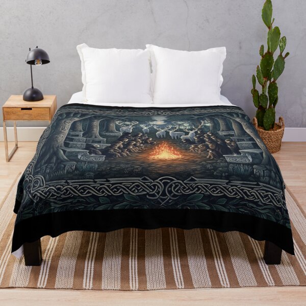 Item preview, Convergence of the Druids beautiful fresco after William Morris designed and sold by Vintage Designs +.