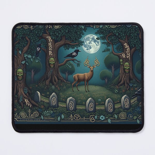 Item preview, Convergence of the Druids beautiful fresco after William Morris designed and sold by Vintage Designs +.