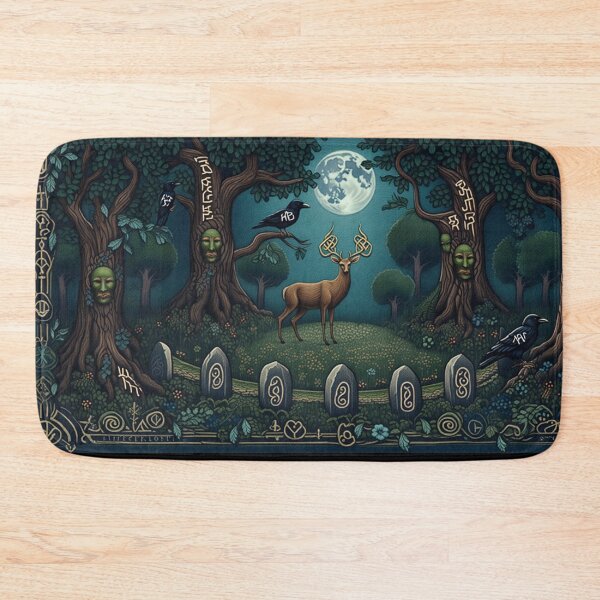 Item preview, Convergence of the Druids beautiful fresco after William Morris designed and sold by Vintage Designs +.