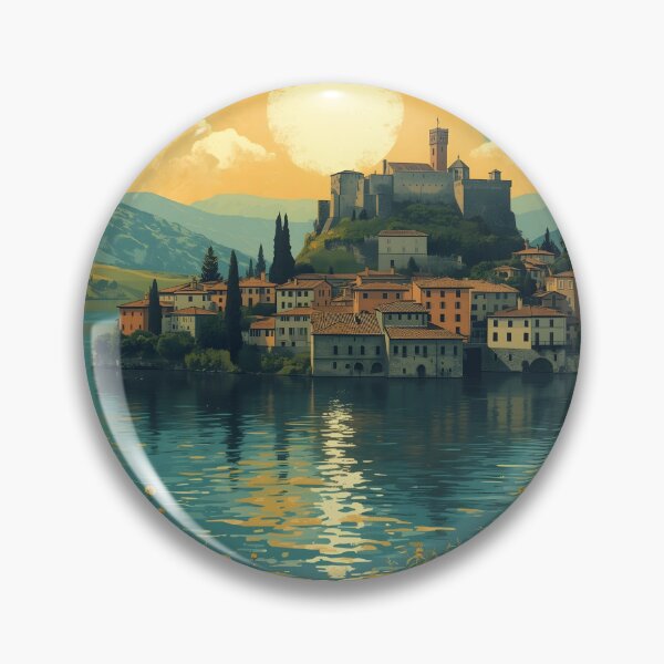 Item preview, Bolsena - Lake Bolsena designed and sold by JessArty ⭐⭐⭐⭐⭐.