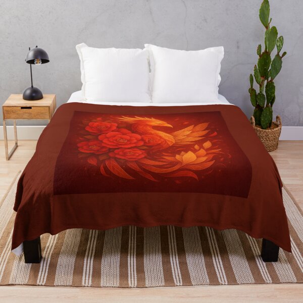 Item preview, Phoenix of Camellias – Eternal Bloom designed and sold by GeoWild Designs.