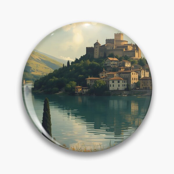 Item preview, Bolsena - Lake Bolsen designed and sold by JessArty ⭐⭐⭐⭐⭐.