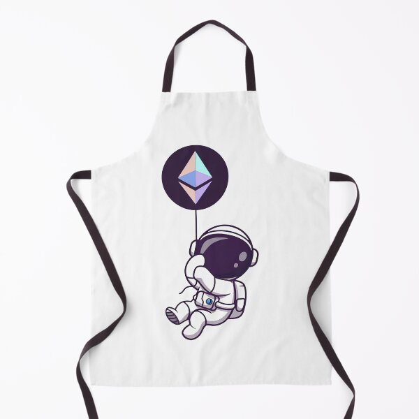 Item preview, Astronaut with Ethereum Balloon designed and sold by LouLabeau.
