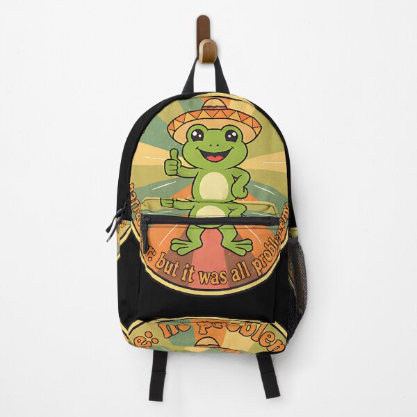 Item preview, Me No Problemo Funny Frog Humor Positive Quote Cute Animal Saying For Relaxed Vibe And Chill Lovers designed and sold by ArtDesignTp.