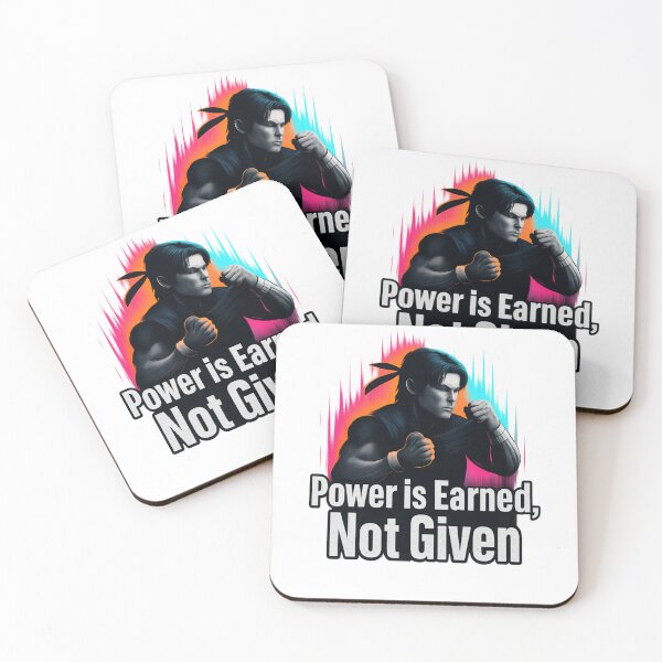 Item preview, Power Is Earned, Not Given – Anime Warrior Motivation designed and sold by PunchDrop.