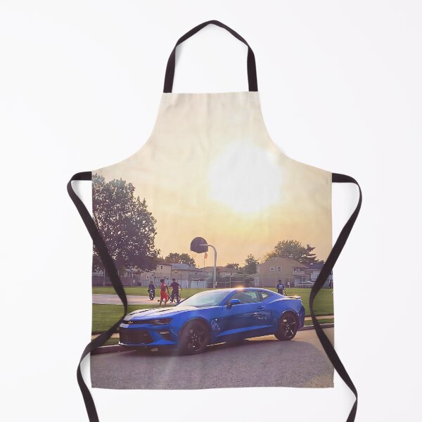 Item preview, My Hyper Blue Metallic Camaro Shines Under Evening Sun designed and sold by letsnvision.