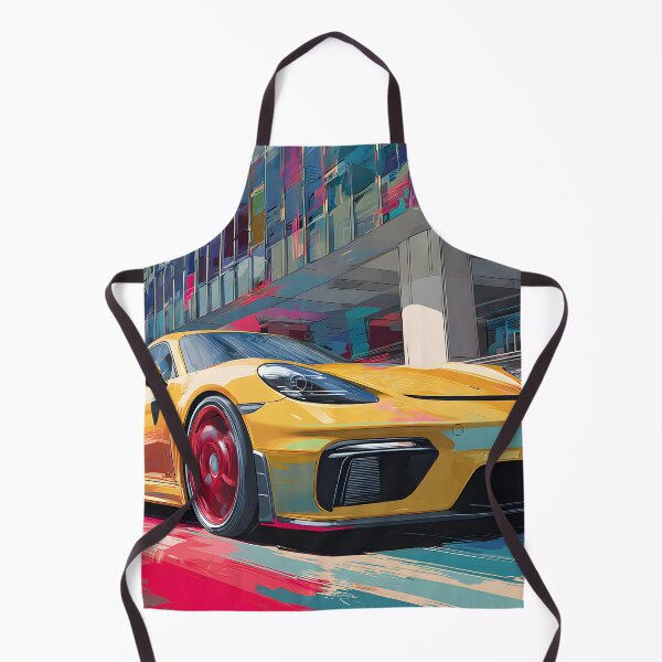 Item preview, Pop Art Porsche 718 Cayman GT4 Wall Art designed and sold by AutoPopStudio.