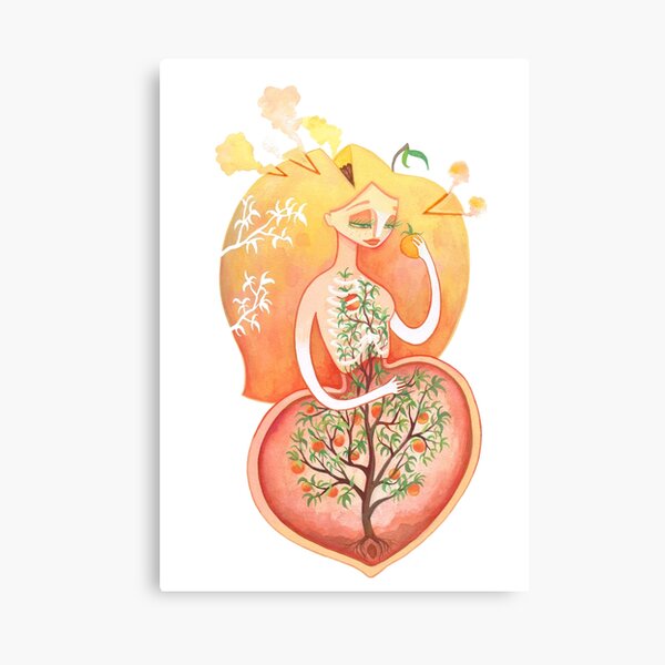 Peach Pit Canvas Prints Redbubble