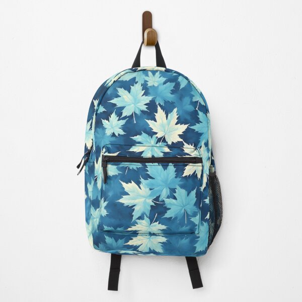 Item preview, Blue Maple Leaf Fall Foliage New England Falling Leaves designed and sold by LeafPrints.