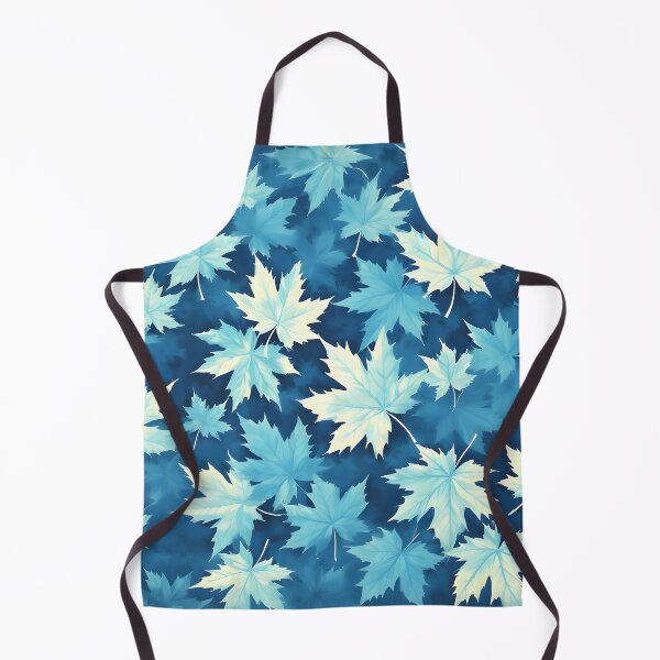 Item preview, Blue Maple Leaf Fall Foliage New England Falling Leaves designed and sold by LeafPrints.