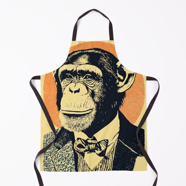 Item preview, The Gentleman Chimpanzee designed and sold by Retro Type.