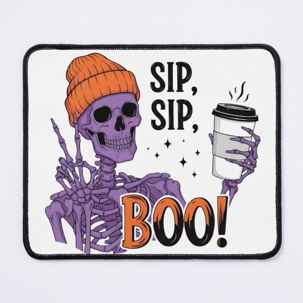 Item preview, Purple Skeleton Coffee Lover | Sip, Sip, Boo! Fall Vibes Halloween Design designed and sold by petpuppymania.