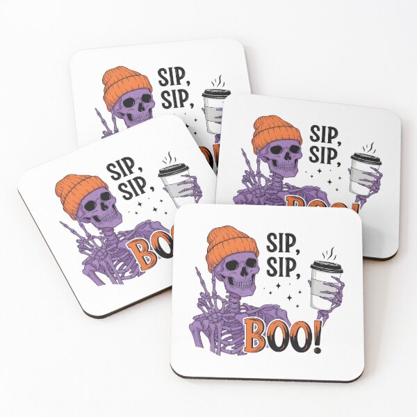 Item preview, Purple Skeleton Coffee Lover | Sip, Sip, Boo! Fall Vibes Halloween Design designed and sold by petpuppymania.