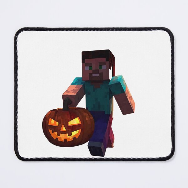 Item preview, Minecraft STEVE Halloween Art Print | Creepy Pixel Art Poster | Spooky Gaming Wall Decor | Perfect Gift for Gamers & Halloween Fans designed and sold by Customprinthub1.