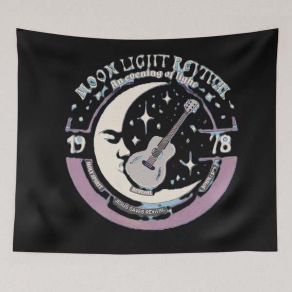 Item preview, Moonlight Revival 1978 – An Evening of Light | Vintage Christian Concert Tee Design | Retro Faith Graphic | Jesus Revival Shirt designed and sold by GardenReign.