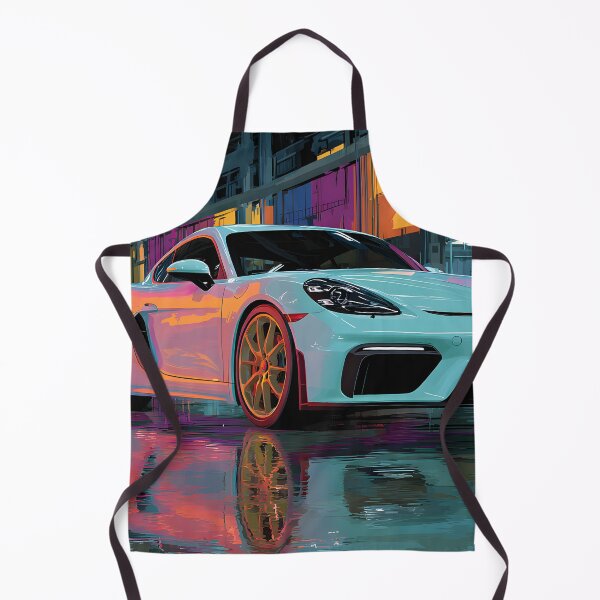 Item preview, Modern Pop Art Porsche 718 Cayman GT4 Poster designed and sold by AutoPopStudio.