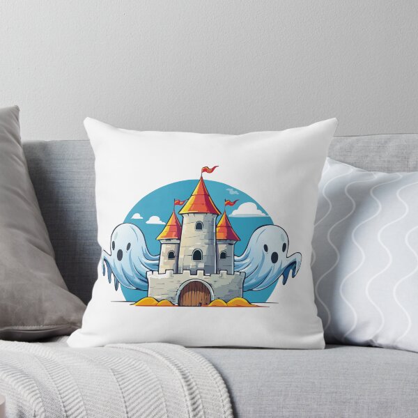 Item preview, Halloween haunted castle with spooky ghosts, spooky house and ghost designed and sold by Danler.