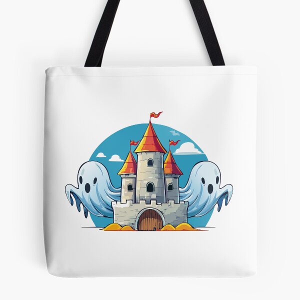 Item preview, Halloween haunted castle with spooky ghosts, spooky house and ghost designed and sold by Danler.
