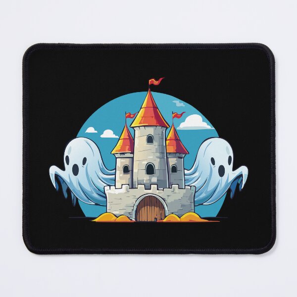Item preview, Halloween haunted castle with spooky ghosts, spooky house and ghost designed and sold by Danler.