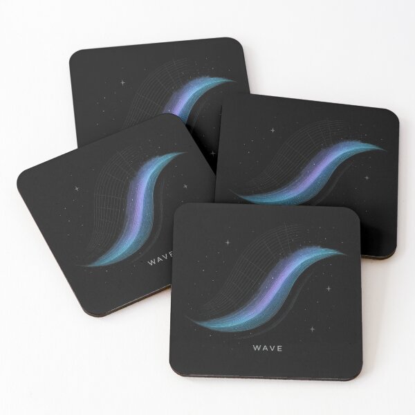 Item preview, Quantum Aurora Wave – Futuristic Cosmic Light Energy Design designed and sold by Punnyverse.