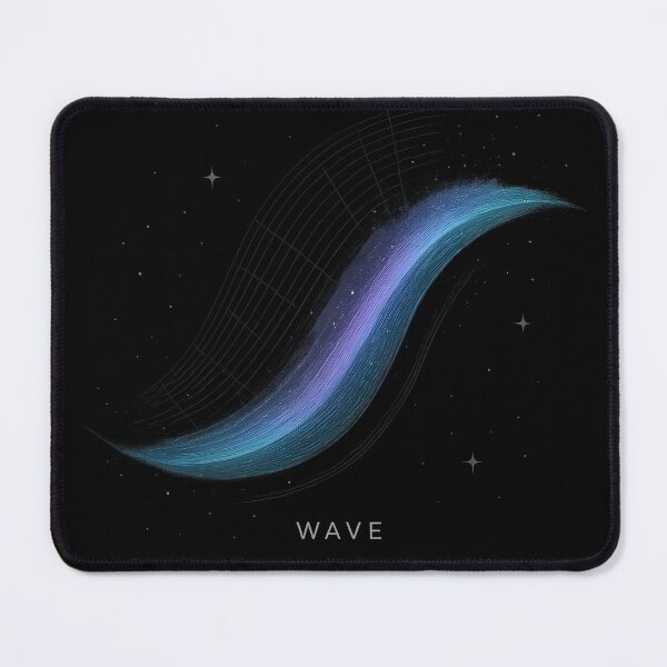 Item preview, Quantum Aurora Wave – Futuristic Cosmic Light Energy Design designed and sold by Punnyverse.