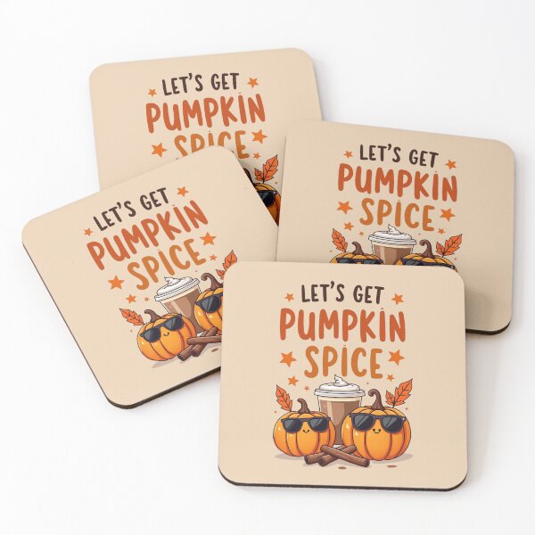 Item preview, Let's Get Pumpkin Spice Cool Pumpkins designed and sold by MyWittyThings.