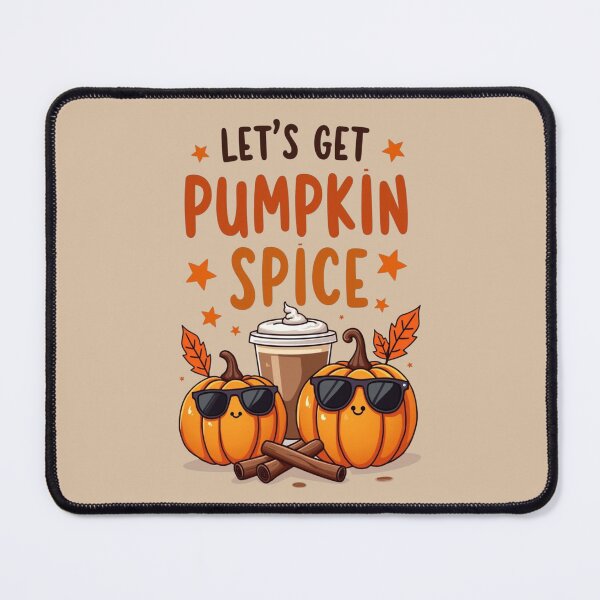 Item preview, Let's Get Pumpkin Spice Cool Pumpkins designed and sold by MyWittyThings.