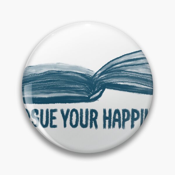 Item preview, Book Lover Quote Pursue Your Happiness Design designed and sold by CivilOrangeDesigns.
