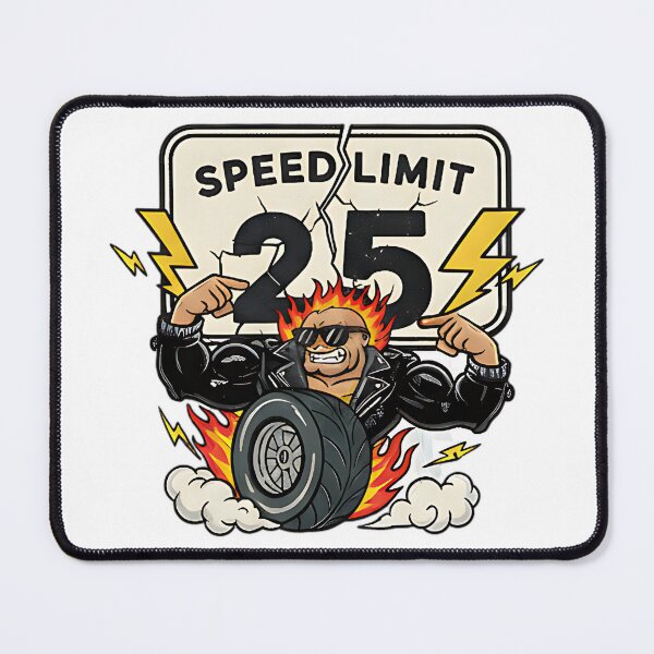 Item preview, Speed Limit 25 Funny Racing Car Humor Birthday Age Design For Drivers Motor Fans And Speed Lovers designed and sold by ArtDesignTp.