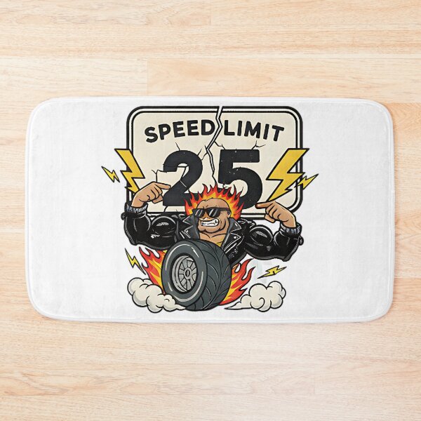 Item preview, Speed Limit 25 Funny Racing Car Humor Birthday Age Design For Drivers Motor Fans And Speed Lovers designed and sold by ArtDesignTp.