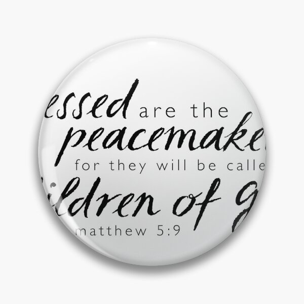 Item preview, Blessed Are the Peacemakers Design designed and sold by CivilOrangeDesigns.