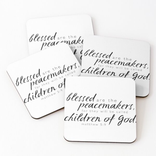 Item preview, Blessed Are the Peacemakers Design designed and sold by CivilOrangeDesigns.