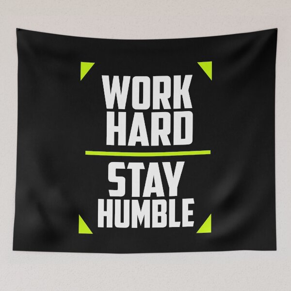 Item preview, Work Hard Stay Humble designed and sold by TheFineShirt.