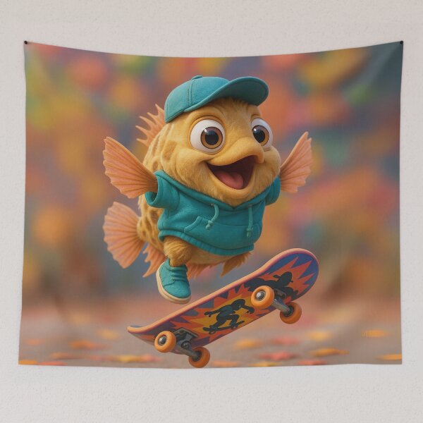 Item preview, Skater John Dory Fish designed and sold by Sillytoe.