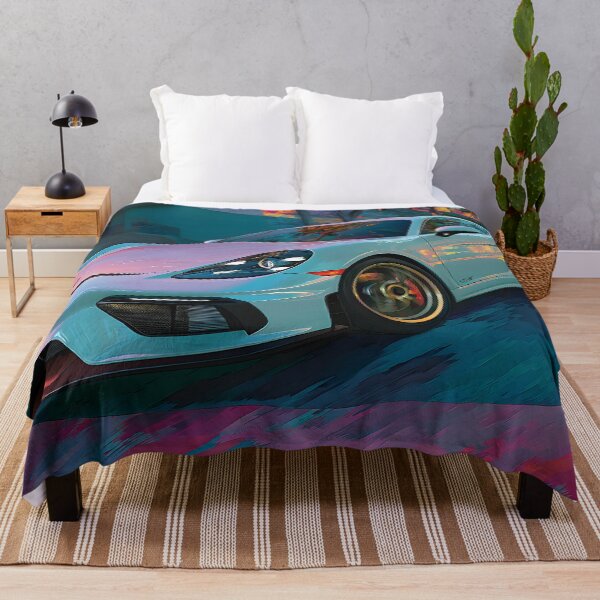 Item preview, Porsche 718 Cayman GT4 Abstract Pop Art Wall Décor designed and sold by AutoPopStudio.